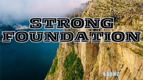 Strong Foundation • Luke 6:48 #Bible #jesuschrist #newyear #foundation #stone #rock #nature #brick