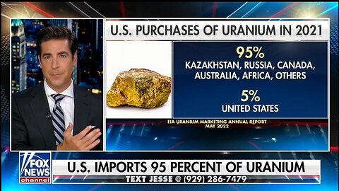 Watters: Follow The Money With Biden Blocking Uranium Mining