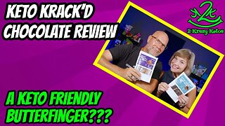 Keto Krack'd Chocolate review |. Keto Butterfingers