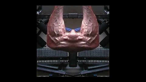 using filmora mirror effect to make my bicep look like some sort of alien butthole vagina thingy