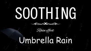 Relaxing UMBRELLA RAIN | 10 HOURS ASMR