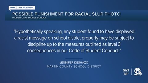 Martin County students who shared racist photo could face more severe punishment