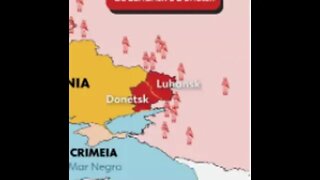 Mapa mostra locais da Ucrânia que foram bombardeados pela Rússia