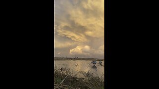 Duck hunting in a violent storm!