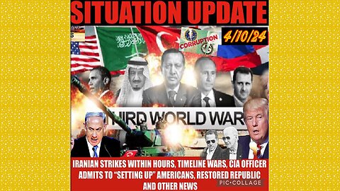 SITUATION UPDATE 4/10/24- AI System Used To Bomb Gaza,Global Financial Crises,Cabal/Deep State Mafia
