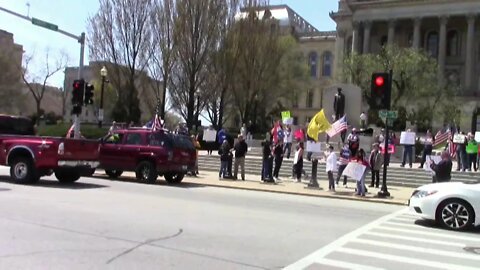 "Operation Gridlock" protest - Springfield, IL April 19th, 2020