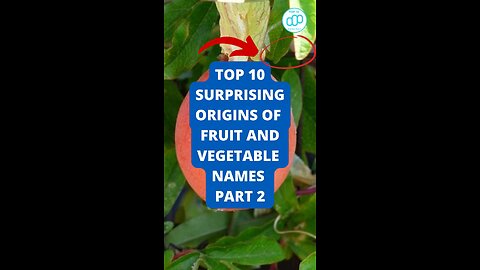 Top 10 Surprising Origins of Fruit and Vegetable Names Part 2