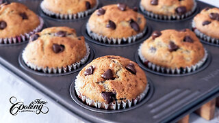 Banana Chocolate Chip Muffins Out of This World - Easy and Quick Recipe