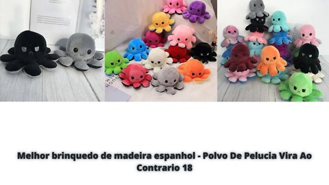 Brinquedo de pelúcia polvo feliz