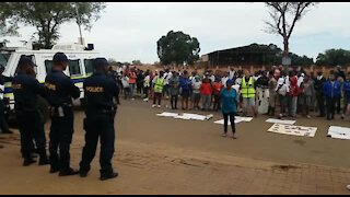 SOUTH AFRICA - Johannesburg - Ennerdale Protest (cRC)