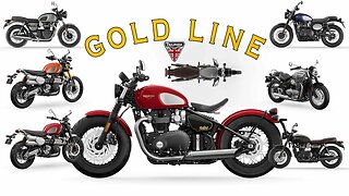 8 NEW Bonneville Gold Line Triumph Special Edition Motorcycles for 2021/2022 Revealed! Lets discuss!