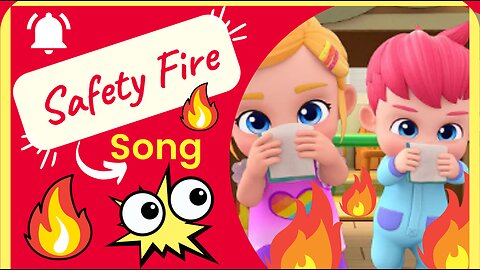 Fire Safety Song | Baby Cartoons | Bebe Educational Cartoon | Kid Cartoons