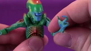 Hiya Toys AVP Thermal Vision Alien Warrior Exquisite Mini Previews Exclusive@The Review Spot