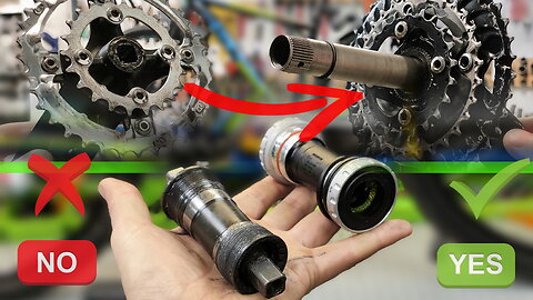 Bike Upgrades. Shimano Hollowtech II Bottom Bracket and cranks Replacement