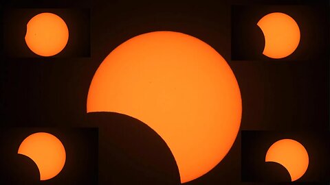 Partial Solar Eclipse April 2023 in South Australia.