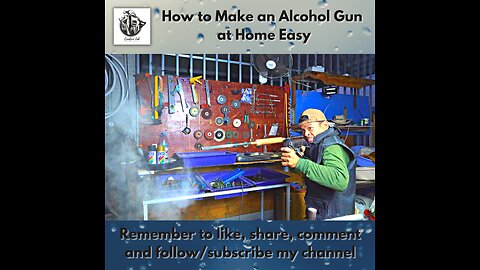 How to Make Powerful Alcohol Powered Gun | How to Make an Alcohol Gun at Home Easy