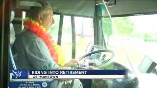 MCTS driver emotional ahead of retirement