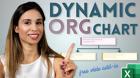 How to Create an Organizational Chart Linked to Data in Excel (Easy & Dynamic)