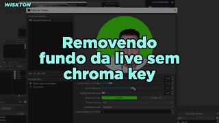 Removendo fundo da live sem Chroma Key [OBS]