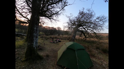 Air dried and packing away tue Naturehike cloudpeak 2 indoors. GoPro shut off. Ad card error