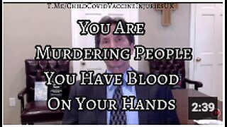 You Are Murdering People; You Have A Lot Of Blood On Your Hands