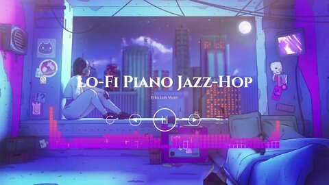 Lo-Fi Piano Jazz-Hop Quiet Night Sleep 1080p