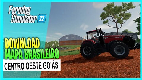 MAPA BRASILEIRO FARMING SIMULATOR 22 MAPA CENTRO OESTE GOIAS FS22 MODS MODS FS22