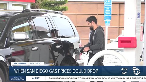 Analyst: San Diego gas prices could drop 50 cents