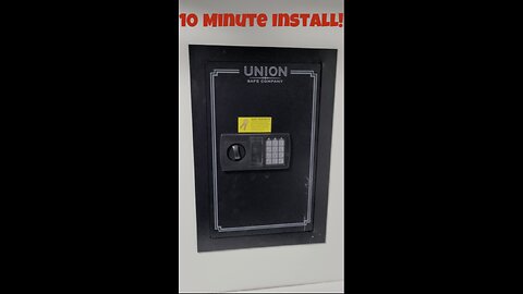 Secure Your Valuables! INSTALL A WALL SAFE IN 10 MINUTES!