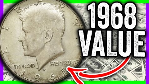 1968 HALF DOLLAR WORTH MONEY - COIN VALUES AND PRICES