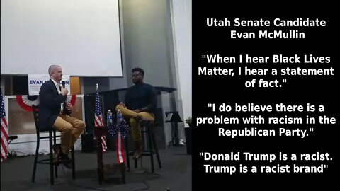 Utah Senate Candidate Supports BLM, Calls Trump & Republicans Racists