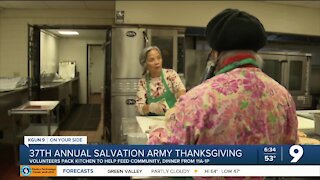 Salvation Army to serve a free Thanksgiving dinner