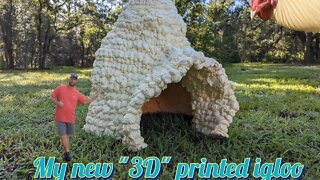 I "3D" printed a igloo