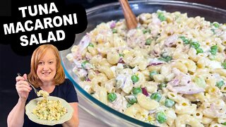 TUNA MACARONI SALAD, A Cool Refreshing Summer Delight