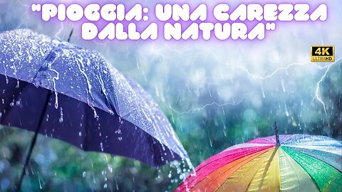 "Pioggia: Una Carezza dalla Natura" 4k