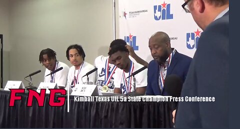 Kimball Knights Texas UIL 5a State Champion Press Conference