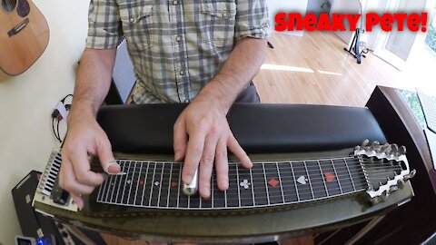 Sneaky Pete Phrase from "Christines Tune" pedal steel guitar lesson.