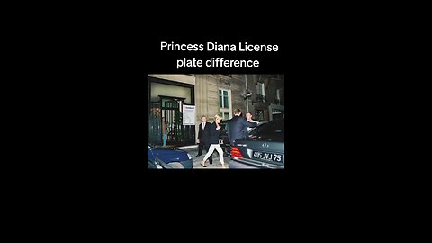 Princess Diana License Plate