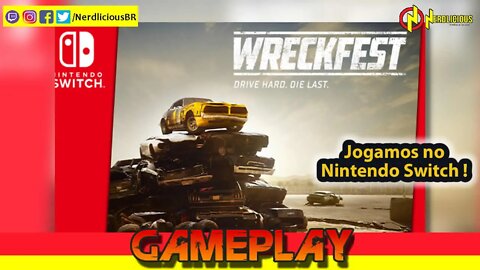 🎮 GAMEPLAY! Jogamos WRECKFEST no Nintendo Switch! Confira nossa Gameplay!