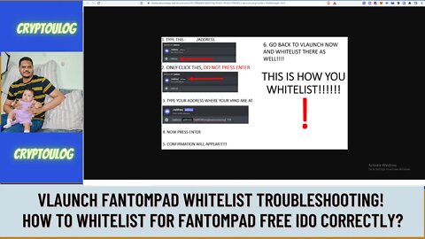 Vlaunch Fantompad Whitelist Troubleshooting! How To Whitelist For Fantompad Free IDO Correctly?