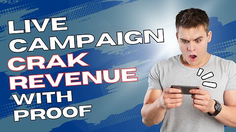 Live campaign Crakrevenue Affiliate Marketing Setup 🔥🔥 #affiliatemarketing #makemoneyonline