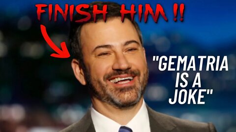 Jimmy Kimmel MOCKS GEMATRIA Live On His Show...