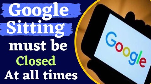 5 Mobile 📳 And Google Privacy Sitting||Safe Search Google 📵