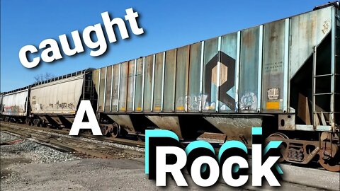 Railfanning csx yard, and caught a Rock, columbus, ohio