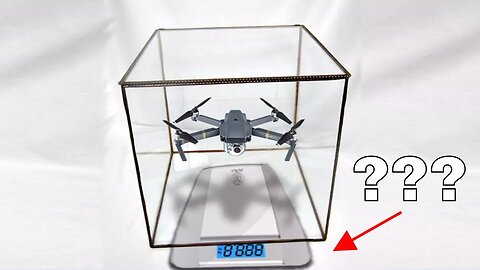 If You Fly a Drone in a Closed Box on a Scale, Will the Box Weigh Less?-Mind-Blowing Experiment!