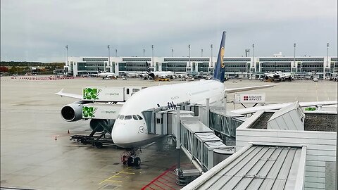 Lufthansa Returns to LAX with Airbus A380! (Munich-Los Angeles) LH452 - Economy Class