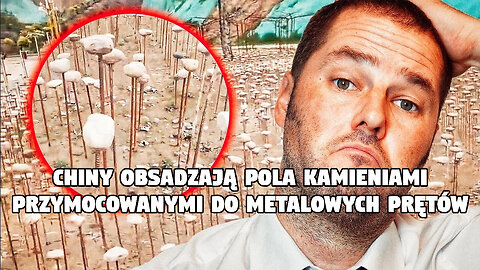 Chiny obsadzają pola kamieniami przymocowanymi do metalowych prętów, tylko po co?