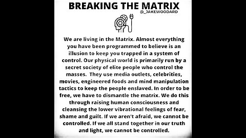 Breaking The Matrix!