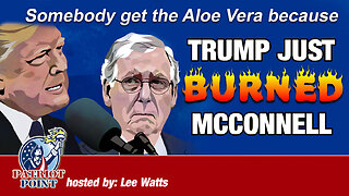 Trump Burns McConnell