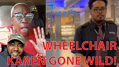 Entitled Black Airport Karen Pretends To Be Disabled Then Loses It On Workers Over Wheel Chair!